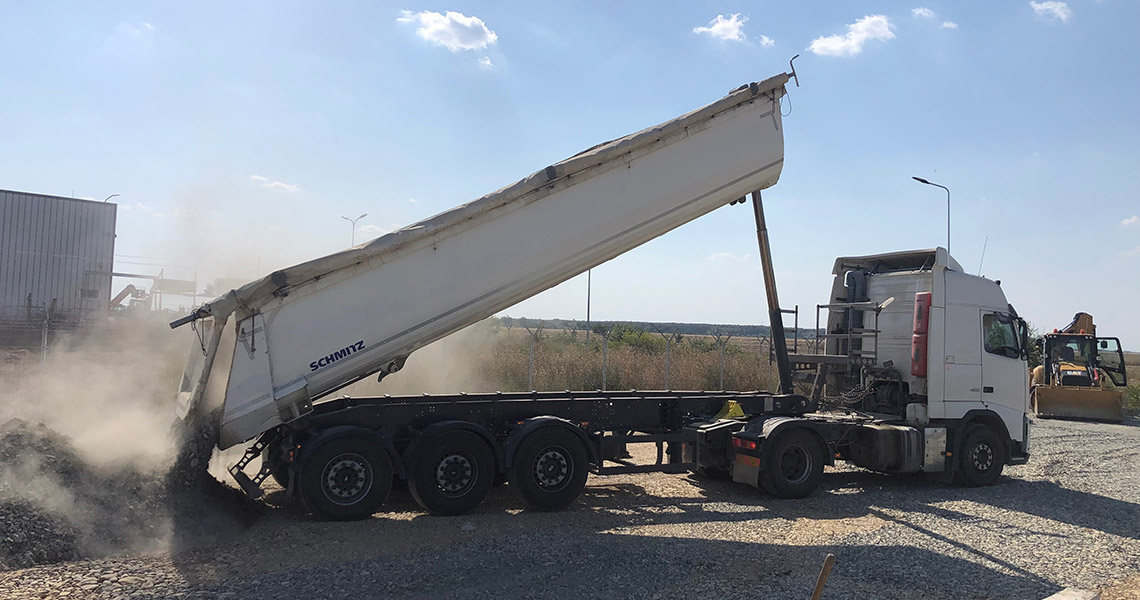 Servicii de livrare agregate pentru constructii